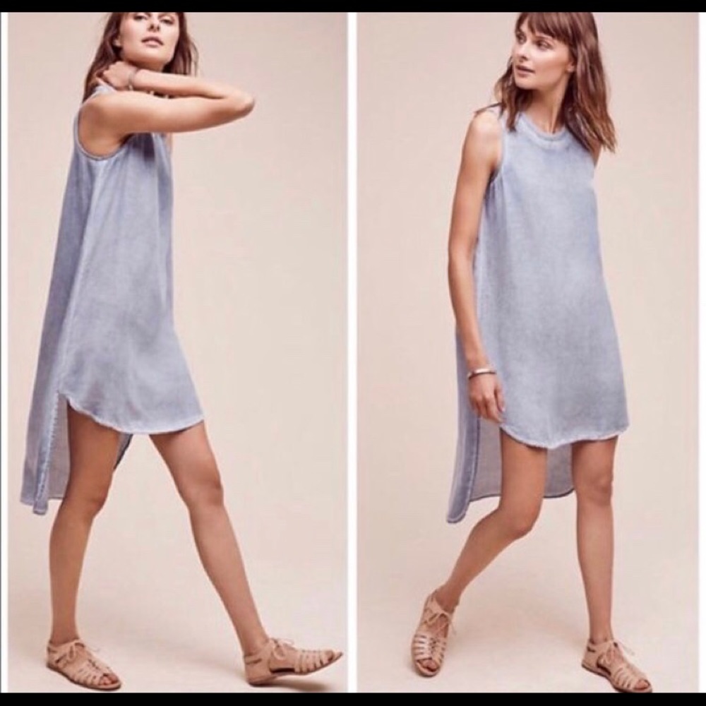Anthropologie Cloth& Stone high low dress